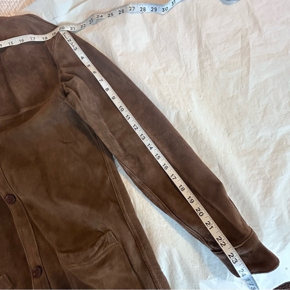 Bardelli Beverly Hills Vtg Men's Brown Suede Leather Reversible Jacket Size M - Picture 10 of 12